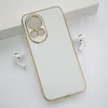 Maska Fresh Electroplated za Huawei Nova 12, Bela