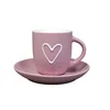 PORCELAN SET ZA KAFU 180ml 6/1 (SRCE/ROZE) RXG-N26005B