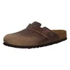BIRKENSTOCK Nizki natikači Boston rjava