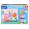 Puzzle Peppa Pig Educa progresivne 12-16-20-25 delov