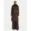 Guess Volneni plašč W6BL40 W4092 Rjava Regular Fit