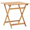Sklopivi vrtni stol od masivnog bagremovog drva 70 x 70 x 75 cm