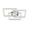 Brilo - prigušiva LED stropna svetiljka FRAME LED/57W/230V 3000K mat hrom