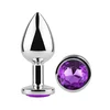 Diamond Butt Plug Small Purple