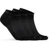 Craft Nogavice core dry shaftless 3-pack black