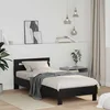 Krevetna konstrukcija Crni hrast 98.5 x 200 cm