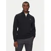 Gant Pulover Casual Cotton Half Zip 8030170 Črna Regular Fit