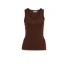 WE Fashion Top kostanj rjava