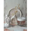 Aberto Design Set Betonskih sveća 31ST, Beli