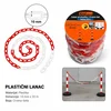 KMT Plastični lanac, 20 m, Crveno-Beli