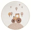 Bež pralna otroška preproga o100 cm Tractor World – Mila Home