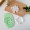 KREATIVNI SLATKIŠI Modla za kolače i ukrase Ćurka, 5 cm, Bela