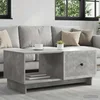 Klubska miza Betonsko siva 90 x 50 x 40 cm Inženirski les
