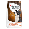 Concept for Life suha pasja hrana 4 x 1 kg/1,5 kg po posebni ceni! - Medium Adult 6 kg (4 x 1,5 kg)