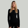 GymBeam Ženska majica dugih rukava MERINO I Black - STRIX XL