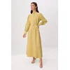 Trendyol Modest Ženska haljina Tctss26Eb00005, Žuta