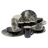 Creatable Kombinirani Servis Tropicana Black, 16-Delni