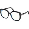Tom Ford Blue Block Ženski okvir za dioptrijske naočare 0FT6043-B 153, Crni