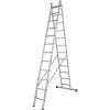 Krause aluminijasta lestev, 2x12 stopnic