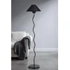 Podna lampa Eva, Crna