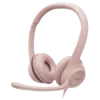 Logitech H390 Slušalice, USB, 197 g, Roze