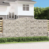 Lučne gabionske košare 5 kom 400x50x180/200cm pocinčano željezo