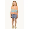 Otroške bombažne kratke hlače Tinycottons STRIPES MULTICOLOR SHORT