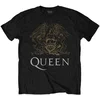 Queen Majica Crest Unisex Black 2XL