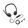 DELL WH3024 Wired Headset Slušalice sa mikrofonom, Na uvo, Crne