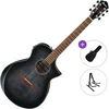 Ibanez AEWC400-TKS Standard SET Transparent Black Sunburst Elektroakustična jumbo