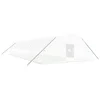 Plastenik s čeličnim okvirom bijeli 96 m2 16 x 6 x 2,85 m