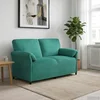 Sofa za dvije osobe Tirkizna 158 x 83 x 95 cm Baršun