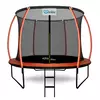 INLEA ULTIMATE Jump Trampolin 250 cm s vnútornou ochrannou šetitou - oranžen