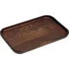 SERAX Pure pravokoten pladenj Dark Brown/Wood 36x24 cm