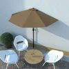 Balkonski suncobran s aluminijskom šipkom 270 x 144 cm bež