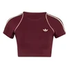 ADIDAS PERFORMANCE Funkcionalna majica bordo / bela