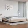 Okvir za krevet bez madraca boja cappuccina 200x200 cm od umjetne kože