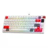 Fantech Mehanička gaming tastatura MK917 RGB Atom PRO79, Bežična, Crveni switch, Bela