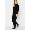 Trendyol Black Pearl and Tulle Detailed Sweater-Pants Knitwear Set