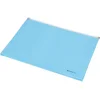 Panta Plast mapa, A4, PP, z zadrgo, stojalo, pastelno modra