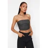 Trendyol Milla Ženska bluza TWOSS24BZ00216, Antracit