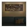 Li-Go 23521/OVL/DUB3 - LED zidna dekoracija LED/10W/5V 30000 mAh 130x50 cm hrast