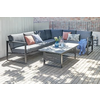 Lounge garnitura VONGE 6 os. crna