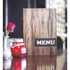 Securit Jedilna mapa Securit DESIGN WOOD, DIN A4, rjava, (21651500)