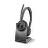 HP Poly Voyager 4320 Microsoft Teams Certified Headset +BT700 dongle +Charging Stand, Black