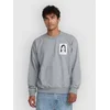 RVCA Sleepy Girl Pocket Crew Sweater charcoal heather