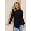 Trendyol Modest Ženska bluza Tctss26Uk00003, Crna