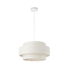 Luster na sajli BOHO 1xE27/60W/230V O 40 cm bela