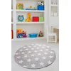 Conceptum Hypnose tepih Yildiz, O140cm, siva