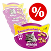 Varčno pakiranje: Whiskas prigrizki - Hrustljavi žepki: puran 8x60 g5 % popust na prvi nakup